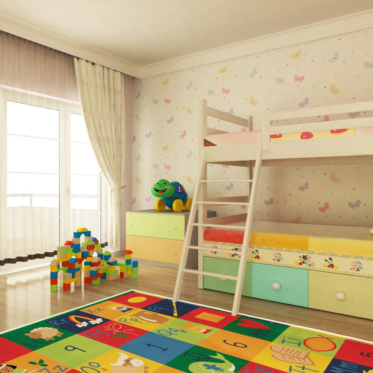colorful child room design